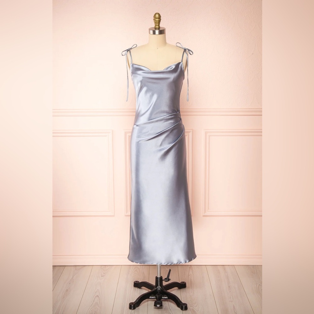 Cowl Neck Slip Dress